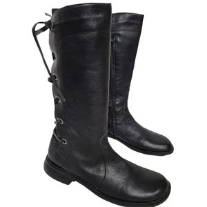 J Jill Tall Black Leather Boots 11